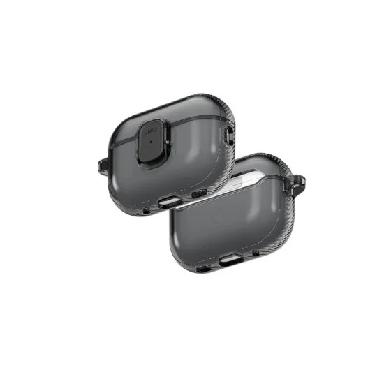 Uniq glase pro airpods pro 3rd gen lock case - Glossy smoke